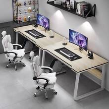 Computer Desk - Sturdy Study Writing Table, Easy Assembly Home Office Desk - Maple - View 7