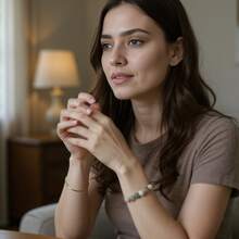 Ladies' Beaded Bracelet, Natural Healing Crystal Gemstone Bracelet, Anxiety And Stress Relief Bracelet, Handcrafted Jewelry Ladies' Gift - Multicolor - View 8