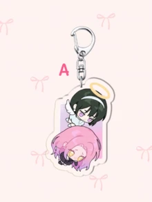 1 pieza Llavero de acrílico lindo de ALIEN STAGE con estilo anime. Presenta accesorios para bolsos, joyas divertidas y regalos para fans. Ideal para novios, novias, familiares, maestros, regalos de fiesta y decoraciones de teléfonos celulares. Llavero de /llaveros para mujeres/encantos para bolsos/accesorios de llavero para automóvil, ideas de regalo para hermana