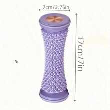 1pc PVC Foot Massager Roller – Easy Rolling Plantar Fascia Massage Tool, Arch Support & Muscle Relaxation, Ideal For Yoga And Home Exercise