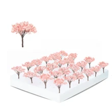 HO 比例微型樱花树套件 6.5 厘米 DIY 模型景观配件适用于沙盘铁路场景布置 - As shown in the figure - 查看 7