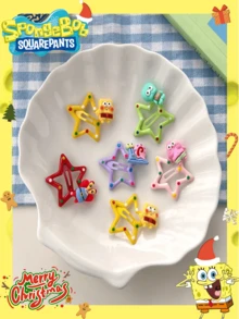 SPONGEBOB 1/5 buc SpongeBob Pantaloni Pătrați, Agrafe de păr SpongeBob, Agrafe de păr Caracatiță, Breton de Doamnă, Agrafe de păr Stea, Cea mai bună decorațiune pentru atmosferă festivă de petrecere pentru prieteni buni, Decorațiune perfectă pentru petrecere, Ornamente de decorare a casei, Decorațiune perfectă pentru cameră, Cadouri de Crăciun pentru absolvire sau Ziua Îndrăgostiților, Potrivite pentru sărbătorirea zilei de naștere, Suveniruri, Suvenir pentru femei, Estetică drăguță, Ziua Îndrăgostiților, Cadouri, Decorațiuni pentru casă, Cadouri de Ziua Îndrăgostiților