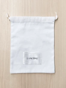 Lancôme Daily Cotton Cosmetic Gift Bag | Multi-Purpose Makeup Bag for Daily Use & Travel, Lightweight & Durable, Ideal for Cosmetics Storage - 白色 - 查看 5