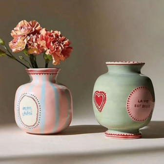 1pc Nordic Style High-End Blue And White Porcelain Ceramic Vase, Minimalist Ins Style Home Decor, Photography Prop, Hydroponics Flower Vase, Holiday Gift, Birthday Blessing, Party Supplies, Gift For Boyfriend/Girlfriend