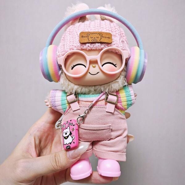 Ubranka dla ślicznej lalki , zestaw ubranek z wieloma akcesoriami, ekskluzywny, uroczy strój dla entuzjastki lalek, odpowiedni dla lalek o wielkości 6,69 cala, tylko ubranka, idealny prezent na święta