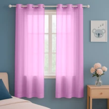 Curtains - Baby Pink - View 4