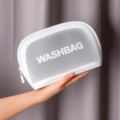 Necessaire Washbag Transparente  Organização e Maquiagem e Acessórios