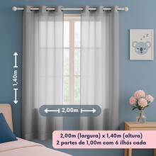 Curtains - Grey - View 3