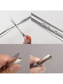 3-In-1 Multifunctional Wall Molding Trim, Corner Guards & Caulk Strip - Shiny Golden PVC, High Quality & Oil-Resistant, Easy Peel & Stick Installation For Door Frames, Baseboards, Table Edges (16.4ft X 0.8in), Molding Trim Wall, Decorative Protection Strip, Elegant Design Strip, Oilresistant Material