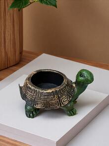 1 Piece Creative Decorative Turtle Planter For Succulents, Balcony And Garden Decoration - Multicolor - View 13