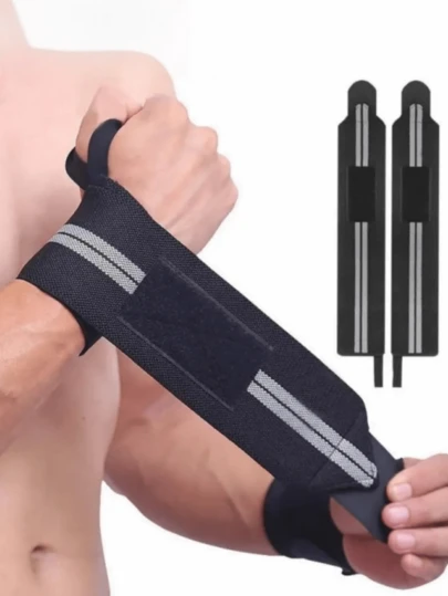 弹性护腕，腕部支撑支架，腕部护腕，健身房举重腕带，健身保护，杠铃带，男士运动必备