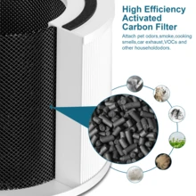 1 Pack 240 True 14 Replacement Filter Compatible With 240 A-Ir Cleaner Purifier, 3-In-1 HP-14 Filter Replacement With Activated Carbon Filter,Fit For Pur-Oair 14 Air Purifier