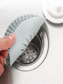 1个浴室地漏毛发收集器，水槽浴缸地漏过滤器，厨房水槽硅胶防堵塞地漏盖，网状地漏滤网 - 彩色 - 查看 9