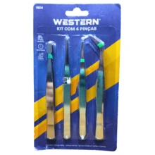 Kit With 4 Precision Tweezers - 灰色 - 查看 3