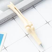 5/10pcs Bone Ballpoint Pen Creative Novelty Pens Black Ink For Halloween Artist Nurse School Office Party