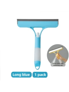 1pcs Window & Shower Glass Squeegee - Multi-Surface Cleaning Essential For Sparkling Windows In Cars, Homes & Kitchens