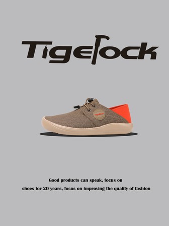 TIGEROCK - 健身运动鞋 - 速干透气支撑系带时尚针织 - 高品质