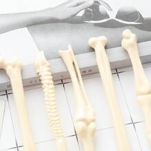 5/10pcs Bone Ballpoint Pen Creative Novelty Pens Black Ink For Halloween Artist Nurse School Office Party