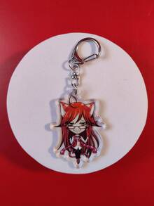 1 chiếc móc khóa acrylic hình quản gia anime màu đen "Kuro Shitsuji" thuộc series Ciel, , Grell, Under Taker, dễ thương, dùng làm móc khóa túi xách, phụ kiện vali, mặt dây chuyền điện thoại, đồ trang trí xe hơi. - Nhiều màu - Xem 17