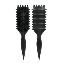 Bright Red Curl Defining Hair Brush, Flash Boar Bristle Styling Brush For Curly Hair, Shaping & Defining Curls For Women,Back To School,Travel Holiday Essentials,Hair Accessories For Women - Multicolor - View 21