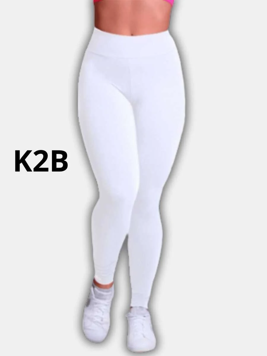 K2B Leggings 24h Shipping Gym Training Zero Transparency All Sizes Plus Size Black And Colorful - White - View 1
