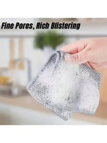 30 buc cârpe magice de curățare îngroșate, față-verso, metalice, din sârmă de oțel, cârpe de bucătărie, vase, oală, spălare, cârpe, prosop de curățare, instrumente curate