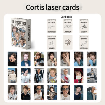 55 بطاقة صور K-Pop CORTI S <GO! + FaSHioN>، جيمس تشاو يوفان، جوهون كيم، سونغهيون يوم، كونهو، أغنية EP "COLOR OUTSIDE THE LINES" الناجحة Go، بطاقات LOMO K-Pop، هدية للمعجبين، مجموعة & ديكور الألبوم، CORTI S Go EP، بطاقات LOMO K-Pop