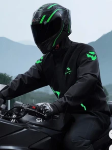 Rain Coat For Women And Men Waterproof And Windproof Jacket For Outdoor Activities Windproof Long-Sleeved Hooded Jacket Fashion Raincoat Waterproof Rain Coat And Rain Pants Breathable Cycling Suit Cycling Traveling Climbing Breathable Rain Coat Hooded Jacket Full Body Adults' Thickened Raincoat & Rain Pants Set, Rain Coat For Men And Women Rain Poncho Wear-Resistant & Anti-Riot Rain Jacket