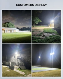 Adewalk Solar Street Lights Outdoor, Commercial Solar Parking Lot Lights With Motion Sensor And Remote Control, IP67 Waterproof, Wide Angle Dusk To Dawn Outdoor Lighting, Large Dimension - 黑色 - 查看 6
