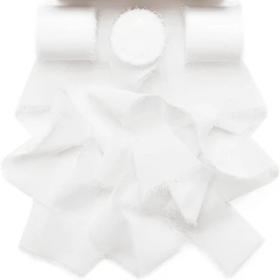 3 cuộn/gói, ruy băng chiffon màu tím nhạt 15 yard, ruy băng vải tua rua, vật liệu làm bó hoa cưới thủ công, vật liệu gói quà, ruy băng trang trí bánh, trang trí quần áo, trang trí đám cưới, trang trí tiệc, trang trí quà tặng, trang trí nơ.