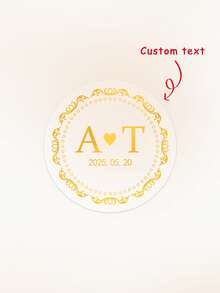 [Custom] 30-1000pcs 3cm/4cm/5cm/6cm/7cm/8cm Customized Unique Colorful Stickers, Vinyl Stickers, Transparent Logo Stickers, Retro Kraft Paper Labels, Colorful Laser Design Stickers, Waterproof Decals, Ideal For Gifts, Name Labels, Reusable Laptop Logos, Wedding Stickers, School Supplies - Round - View 10