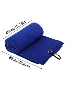 Soft & Absorbent Golf Towel Made Of Ultra-Fine Fiber Material, Suitable For Golfers, Golf Club Cleaning Cloth Golf Accessories