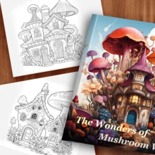 Viaje al reino de los colores navideños: Un viaje fantástico de 25 páginas | Divertido y relajante, fomenta la concentración y la creatividad | Un regalo artístico familiar para niños y adultos