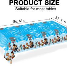 Paw Patrol Paw Patrol Patrol Dog Wallpaper Decoration Birthday Disposable Pe Tablecloth Cartoon Theme Holiday Decoration Birthday,Party Tablecloth,The Perfect Party Gift, A Holiday Gift For Fans Paw Patrol Birthday Decorations Birthday Decorations