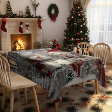 1/20 chiếc khăn trải bàn Giáng sinh, khăn trải bàn họa tiết người tuyết trắng dễ thương sang trọng và quà tặng Giáng sinh nhiều màu sắc, trang trí không khí Giáng sinh vui vẻ, thích hợp để trang trí tiệc, bàn ăn nhà bếp, trang trí nhà cửa - Nhiều màu - Xem 4