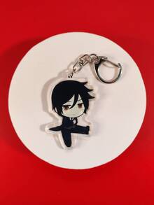 1 chiếc móc khóa acrylic hình quản gia anime màu đen "Kuro Shitsuji" thuộc series Ciel, , Grell, Under Taker, dễ thương, dùng làm móc khóa túi xách, phụ kiện vali, mặt dây chuyền điện thoại, đồ trang trí xe hơi. - Nhiều màu - Xem 7