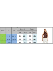 Women's Halter Neck Satin Tops Sleeveless Backless Solid Color Slim Fit Tops Summer Shirts - 黑色 - 查看 6