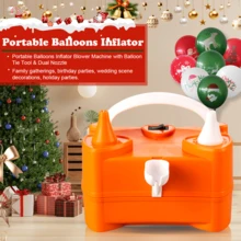 AOYI Portable Electric Balloon Pump With Dual Nozzles And Knotter, Electric Balloon Inflator Time Saving , Suitable For Party Decorations, Gatherings, Suitable For Graduation Gifts, Bachelor Party Gifts, Graduation Gifts, Back To School Gifts, Wedding Guest Return Gifts, Halloween, Christmas Decorations, Birthday Party Decorations And Wedding Supplies, Room Decorations - View 11