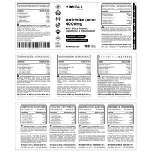HIVITAL foods Alcachofa Detox 4000 mg. 180 cápsulas veganas para 3 meses de tratamiento. Con Alcachofa, Rábano Negro, Diente de León y Desmodium. Sin Estearato de Magnesio ni Dióxidos de ningún tipo. 100% Natural, Vegano y Sin Gluten. Fabricado en España por HIVITAL. ✅Entrega 24/48h - Sin sabor - Ver 3