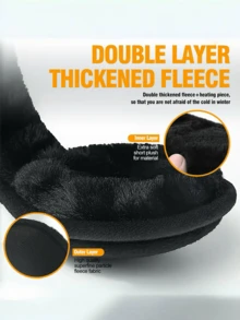 1 Piece, Men's And Women's Winter Warm Ear Muffs, Rear Ear Muffs, Autumn And Winter Windproof Ear Muffs, Cold Proof Ear Muffs, Suitable For Autumn And Winter Outings, Cycling Wear - A - View 4