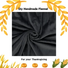 1pc Soft Plush Fabric Material, Suitable For Thanksgiving Decoration, DIY Handmade Home Textile, Applicable To Flannel - Multicolor - View 60