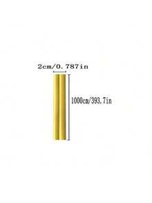 3-In-1 Multifunctional Wall Molding Trim, Corner Guards & Caulk Strip - Shiny Golden PVC, High Quality & Oil-Resistant, Easy Peel & Stick Installation For Door Frames, Baseboards, Table Edges (16.4ft X 0.8in), Molding Trim Wall, Decorative Protection Strip, Elegant Design Strip, Oilresistant Material