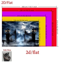 1pcHalloween Background Gothic Castle Full Moon Night Party Photography Background Is Suitable For Halloween Foggy Cemetery Gate Theme Photo Background Wall Decoration, No Electricity.