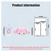 SANRIO Official Licensed Cute Cartoon Plush Keychain Series - Adorable Plush Bag Charms And Soft Plush Pendants, Suitable For Backpacks, Handbags, Tote Bags, Shoulder Bags, Travel Bags, Luggage, And Car Rearview Mirrors - Nhiều màu - Xem 4