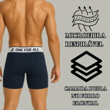 Set Of 10 Men's Boxer Briefs – Premium Fabric, Cotton Lining, Lightweight And Breathable - Nhiều màu - Xem 3
