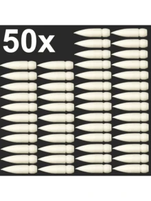 100 piezas de repuesto de puntas de pincel para marcadores acrílicos GuangNa, para manualidades de arte y papelería