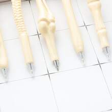 5/10pcs Bone Ballpoint Pen Creative Novelty Pens Black Ink For Halloween Artist Nurse School Office Party