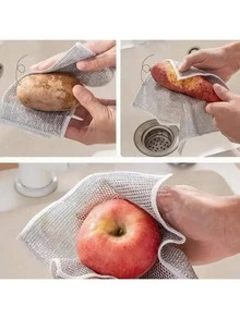 30 buc cârpe magice de curățare îngroșate, față-verso, metalice, din sârmă de oțel, cârpe de bucătărie, vase, oală, spălare, cârpe, prosop de curățare, instrumente curate