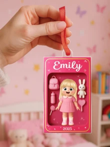 1/3/5 Stücke, individuelle Familien-Meme-Stil Autoverzierung aus Foto, personalisiertes Erinnerungsstück, Namen & Foto hochladen, Weihnachtsgeschenk für Eltern, Paar, Familie, individuelle Acryl-Porträt-Geschenke für Eltern, Lehrer, Kinder, Rucksack-Anhänger, süßes Erinnerungsstück für den Klassenraum, Weihnachtsdekoration, Thanksgiving-Geschenk, Neujahrgeschenk, Partydekoration