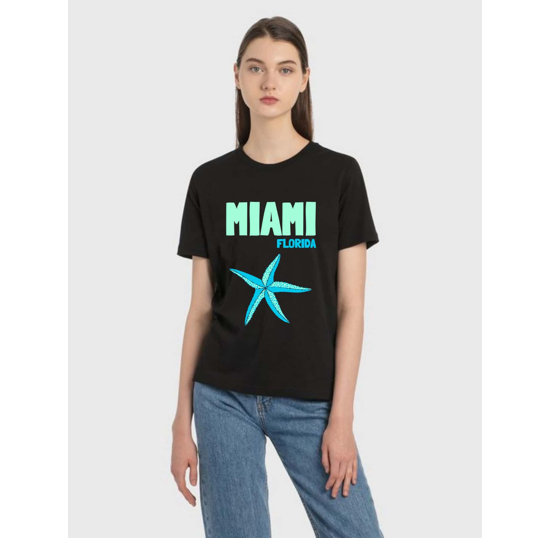 T-shirts pour femmes - Noir - Voir 1